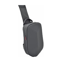 Ccs Usb Çıkışlı Omuz Askılı Sırt Ve Göğüs Çantası Siyah