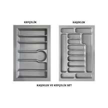 LİDER 75*49 Çekmece İçi Kepçelik ve 75*49 Kaşıklık İkili Set