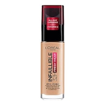 L'oreal Paris Infaillible 32h Fresh Wear C Vitaminli Fondöten - 200 Golden Sand 30 Ml Hafif Ve Modüler Kapsama Alanı, 32 Saate Kadar Dayanıklı, Doğal Kaplama, Her Türlü Cilt İçin, Kusursuz Taze Giyim 00