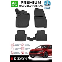 S-dizayn Skoda Octavia 4 A8 E-tech 3d Pro Havuzlu Paspas 2024 Üzeri A+ Kalite