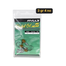 Ryuji Rocket Oil Jighead İğne 3 Gr 4 No