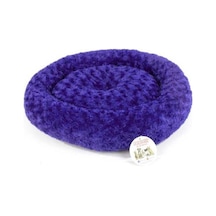 Pet Pretty Simit Yatak Peluş Mor 55x55cm