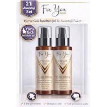 Yüz, Boyun, Çene Ve Gıdı Incelmeye Yardımcı, Sıkılaştırıcı, Toparlayıcı Slim Jel 2'li Set