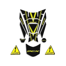 PCX 2018-20 TANK PAD Sarı Siyah 11 Parça