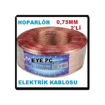Kamyon Minibüs Araba Motosiklet Ses Hoparlör Kablosu 0.75mm 100 M