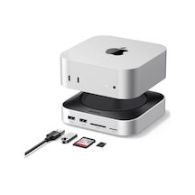 Ugreen Mac Mini M4 Bağlantı İstasyonu, Çift Monitör Kurulumları İçin Displayport 4k 240hz Maks. , 10 Gbps Usb Bağlantı Noktaları, 8 Tb M.2 Nvme Ssd Yuvası, Sd/tf Kart Okuyucu Ve 3,5 Mm Ses Mac Mini M4/m4 Pro İle Uyumlu