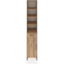 Hyperion Dolap 6 Raflı Tek Çekmeceli Tek Kapaklı 44x44x243 Çam-çam Atlas Çam
