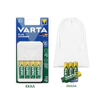 Varta Plug Şarj Cihazı+4x2100mah Aa Şarjlı Kalem+4x800 Aaa İnce