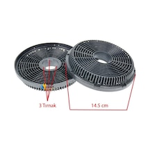 Simfer Uyumlu 8658 Sm Davlumbaz Aspiratör Karbon Filtresi