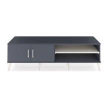 Hyperion Tv Ünitesi 2 Raflı 2 Kapaklı 176x44x51 Antrasit-antrasit/aytaşı Antrasıt/aytası