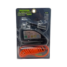 Pc1505 Alarmlı Motosiklet, Bisiklet, Scooter, Bebek Arabası Disk Kilidi 150 Cm