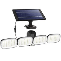 Shopzum Pm-8048 6 Volt - 3 Watt Solar Panelli 4 Başlı Hareket Sensörlü 200 Smd Ledli Lamba