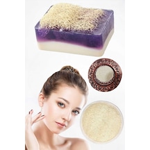 3'lü Yüz Temizleme Leke Akne Ölü Deri Peeling Ruşur Taşı Masaj Etkili Keçi Sütü Lanta Sabun