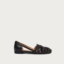 Nero Black Sandalet Kadın 03m1 Frau Feather siyah