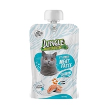 5 Adet Jungle Kedi Et Ezmesi Taze Somonlu Tavuklu 90 Gr