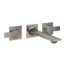 Grohe Allure 20193AL2 Sıva Üstü Grubu Fırçalı Sert Ankastre Lavabo Bataryası Grafit Nikel