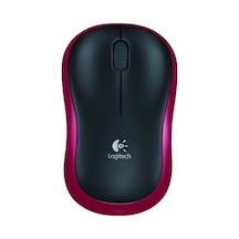 Logitech M185 Nano Optik Kablosuz Mouse Kırmızı