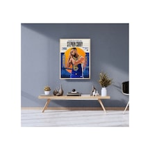 Poster Ahşap Çerçeveli Dekoratif Tablo Çok Renkli - 868792179 Çok Renkli
