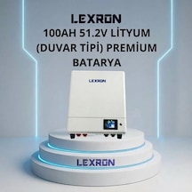 100ah 51,2v Premium Serisi Lityum Batarya / Akü Duvar Tipi