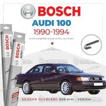 Audi 100 Muz Silecek Takımı 1990-1994 Bosch Aeroeco