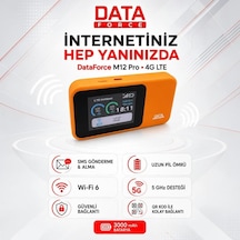 Data Force M12-pro 4g Lte Sim Destekli Wifi 6 Taşınabilir Modem