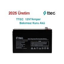 Ttec Hhm Pilsan Uyumlu Oyuncak Araba Jeep Akülü Araba Aküsü Pili Bataryası 12volt 7amper Akü 12v7ah/20hr