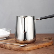 Novahub Pratik Ölçekli Süt Tenceresi: Şurup Pişirme İçin Mükemmel Gümüş Gümüş