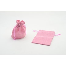 10 14 Cm Pembe Renk Çuval Kese 12 Adet