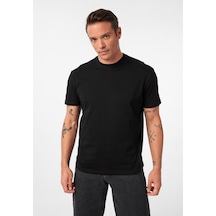 Luisa Erkek Oversize T-shirt Siyah