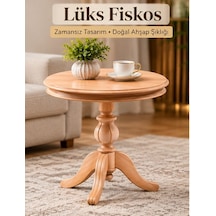 5921 Lüks Fiskos Cilasız Ham + Çay Sehpası +yan Sehpa+ Servis Sehpası+dekoratif Sehpa Diğer