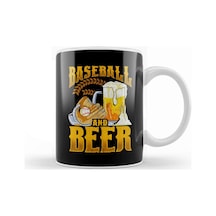 Awesome Baseball And Beer Make The Perfect Day Kupa Bardak Porselen Karışık