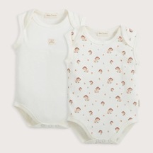 Chakra Woodland Body 2'li Kutu Ekru/baskılı