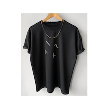 Flood Of Style Siyah Unısex Aır Oversize Tshirt