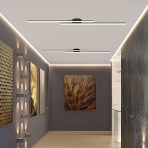 Siyah W:70cm Çubuk 2 3 Işık Rengi Led Tavan Lambası,avize,modern Aydınlatma,dekoratif Işık