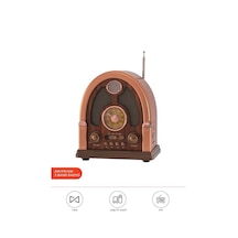 Torima D-58 Nostalji Radyo Kablosuz Bluetooth Hoparlör