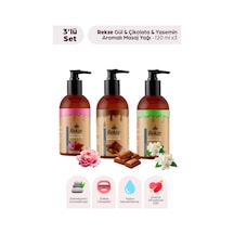 Erotik Masaj Yağı 120 Ml Çikolata + Gül + Yasemin Aromalı, Nemlendirici Ve Su Bazlı - 381142363