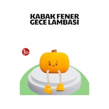 Şarjlı Pumpkin Led Masa Lambası Zamanlayıcılı Dokunmatik
