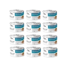Molly Sterilised Ton Balıklı Jöle İçinde Kısır Kedi Konservesi 85 Gr. X 12 Adet