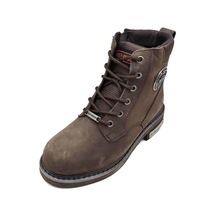 Harley Davidson Jim Hakiki Deri Unisex Bot Kahverengi