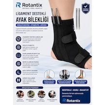 Ligament Destekli Ayak Bilekliği Bandajı - - Sakatlık - İyileşme - Çatlak Ve Kırık