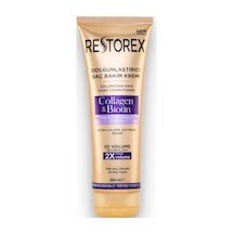 Restorex Collagen & Biotin Hacimsiz Saçlar Için Dolgunlaştırıcı Saç Bakım Kremi 250 Ml