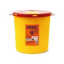 Blc Grup Medikal Tıbbi Atık Kutusu-Tıbbi Atık Kovası 10 Lt 10 Adet Blc Ahşap