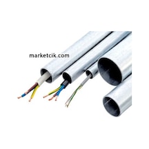 Dekoratif 18Lik 1/2 Galvanizli Emt Boru 3 Metre