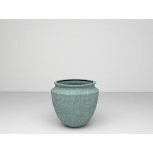 Nuano Consept Nora Serisi Yuvarlak Saksı Yeşil 70x60