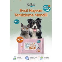 Reflex Care Evcil Hayvanlar İçin Çok Amaçlı Hijyenik Temizleme Mendili 10'lu