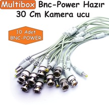 Multibox Bnc-Power Hazır 30 CM Konnektör