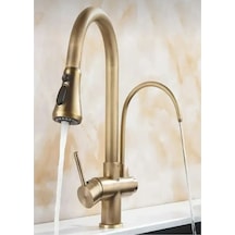 İsaoğlu Yapı Antik Arıtmalı Spiralli Batarya Eskitme Mutfak Bataryası Tazzik Basınç Ayarlı Arıtmalara Uygun Antik