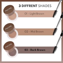Brow Pomade 03 Dark Brown Kalıcı Kaş Pomadı 0