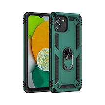 Samsung Galaxy A03 Kılıf Sofya Yüzüklü Silikon Kapak