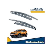 Dacia Duster Mügen Cam Rüzgarlığı Kromlu 2018 Sonrası 4 Lü Set N11.4665